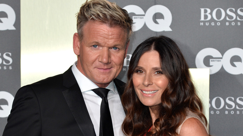 Gordon Ramsay and Tana Ramsay smiling