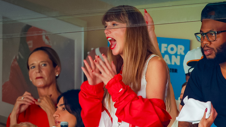 Taylor Swift at a Kansas City Chiefs game