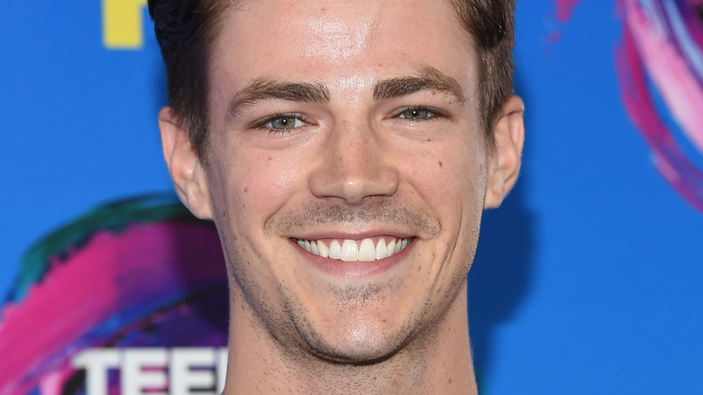 Grant Gustin smiling