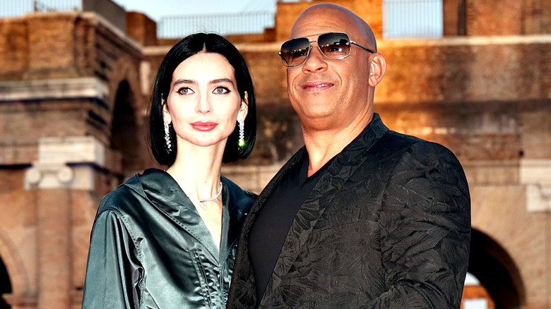 Meadow Walker and Vin Diesel posing together