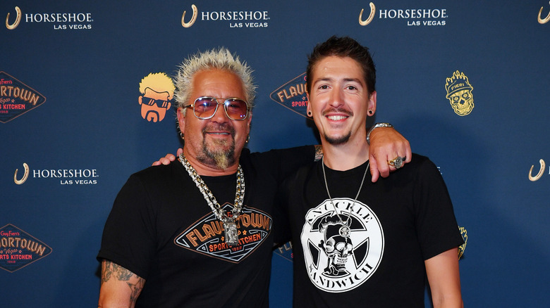 Guy Fieri with son Hunter Fieri 