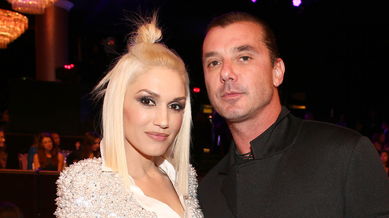 Gwen Stefani, Gavin Rossdale posing