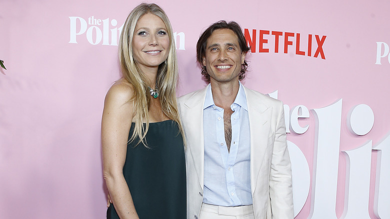 Gwyneth Paltrow and Brad Falchuk red carpet