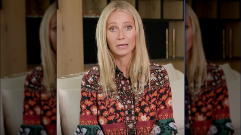 Gwyneth Paltrow in an Instagram video for Goop