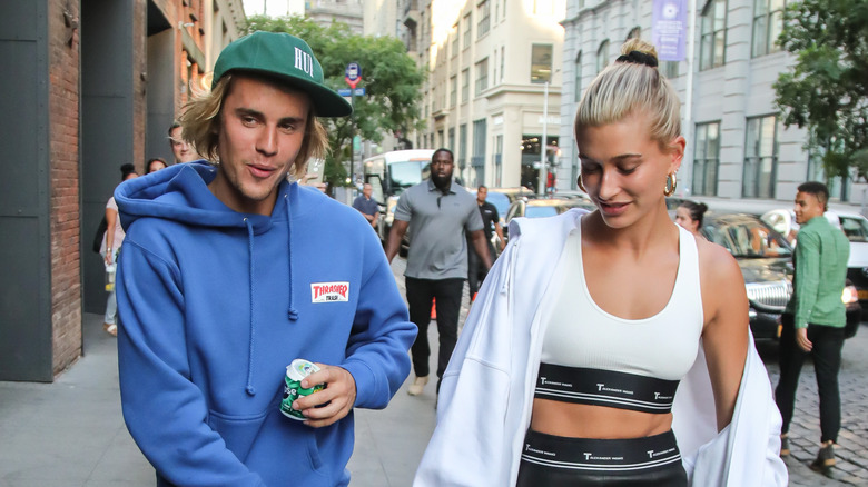 Hailey and Justin Bieber 