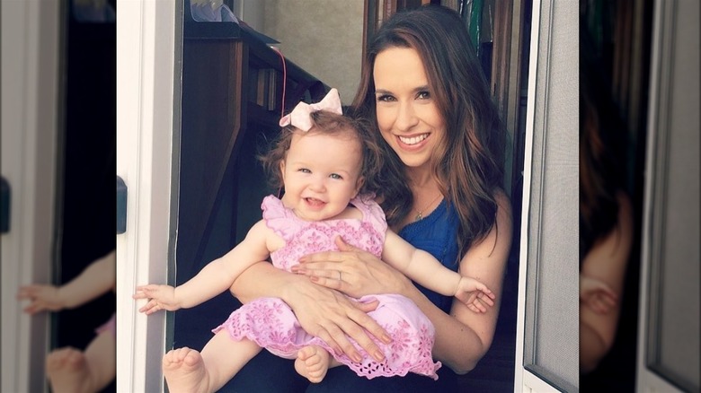 Lacey Chabert with daughter Julia