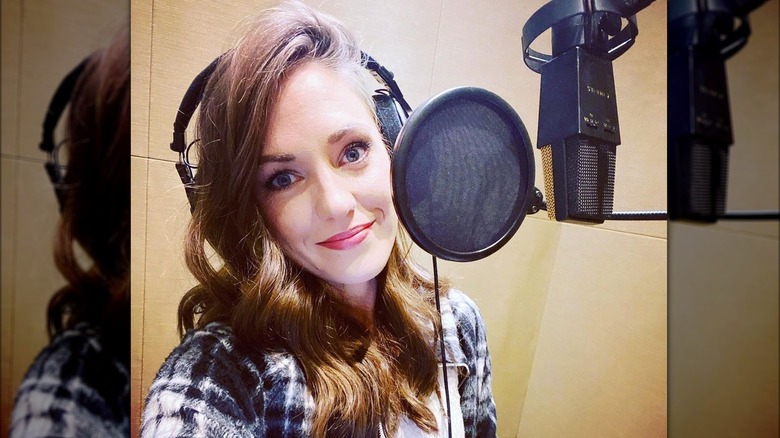 Laura Osnes recording studio