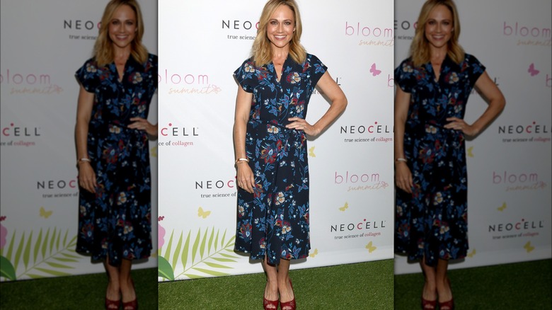 Nikki DeLoach floral dress