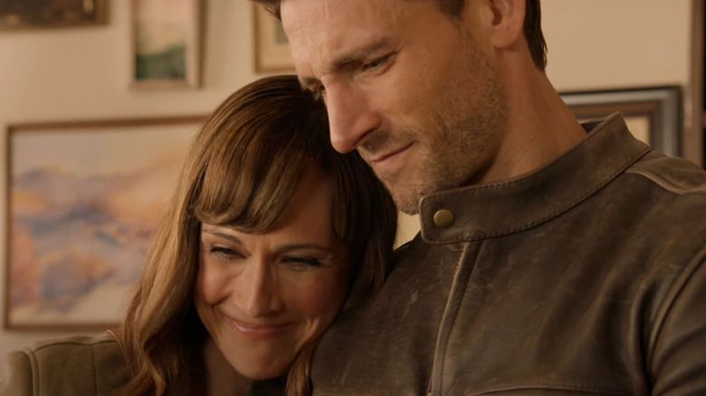 Nikki DeLoach and Andrew Walker acting