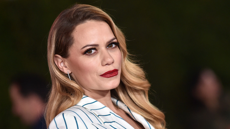 Bethany Joy Lenz posing at an event