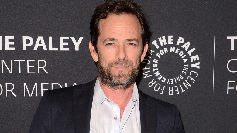 Luke Perry smiling