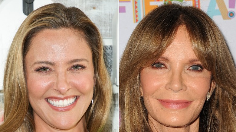 Jill Wagner and Jaclyn Smith smiling