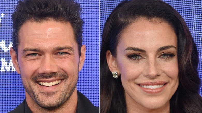 Ryan Paevey and Jessica Lowndes smiling