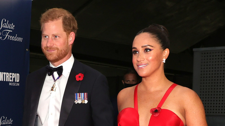 Prince Harry and Meghan Markle in 2021