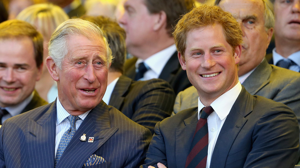 Prince Harry and Prince Charles 