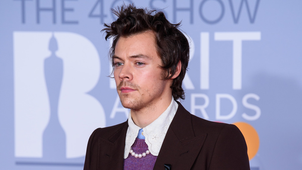 Harry Styles at the BRIT Awards in 2020