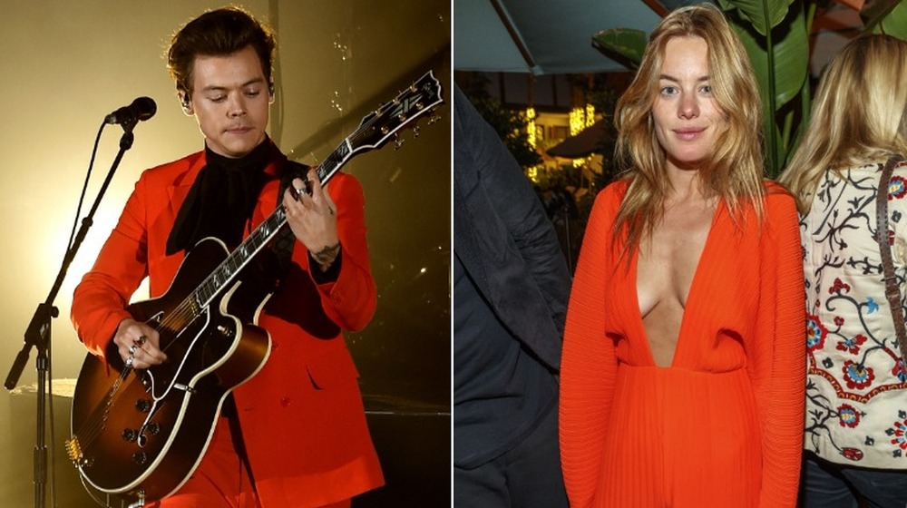 Harry Styles and Camille Rowe in 2017