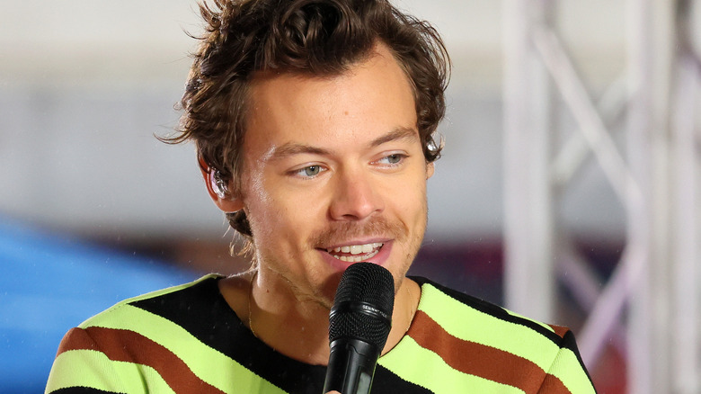 Harry Styles answers a question on the "Today" show