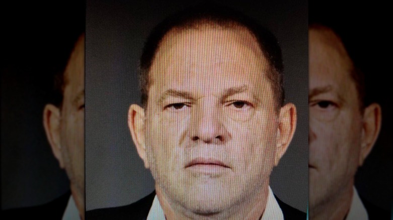 Harvey Weinstein prison mugshot photo