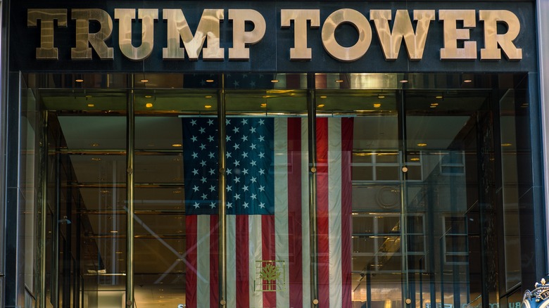 Trump Tower facade