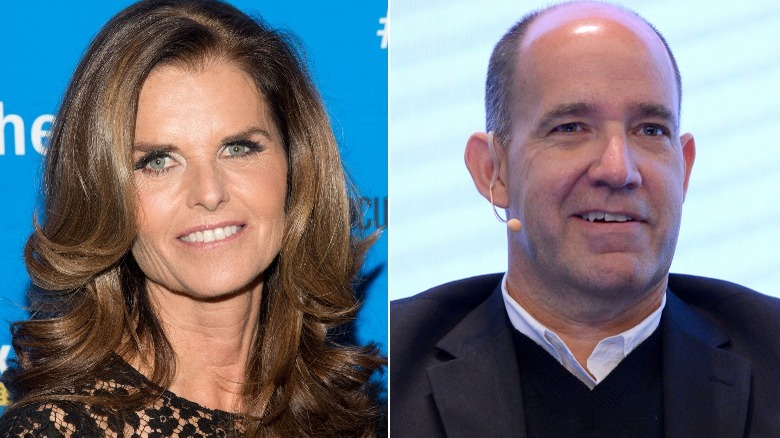 Maria Shriver-Matthew Dowd split image