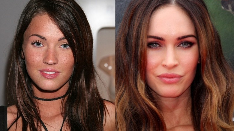Megan Fox side-by-side comparison