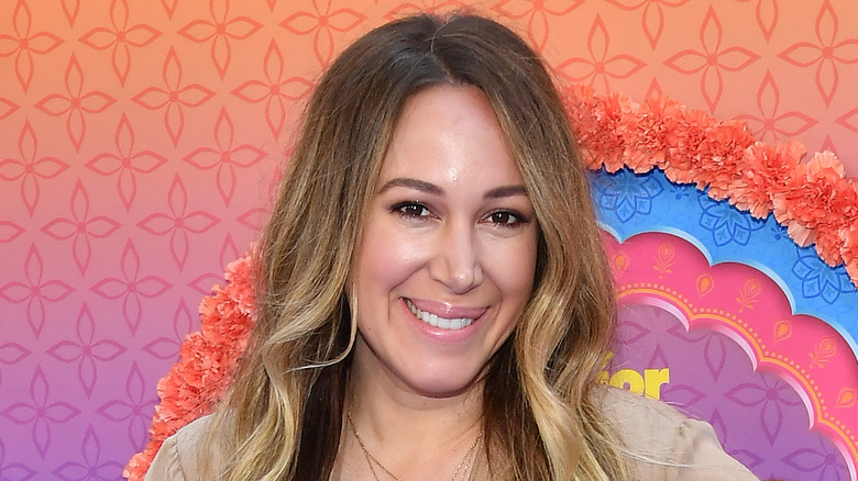 Haylie Duff smiling on the red carpet