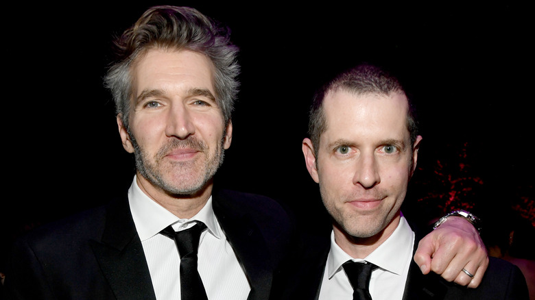 David Benioff and D.B. Weiss smiling 