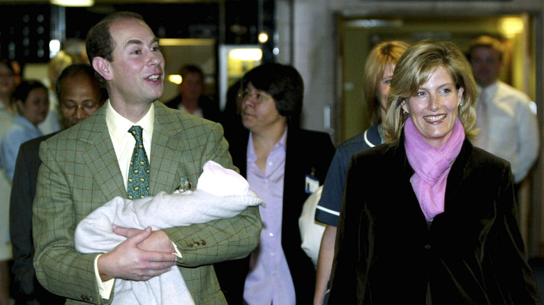 Prince Edward and Duchess Sophie smiling