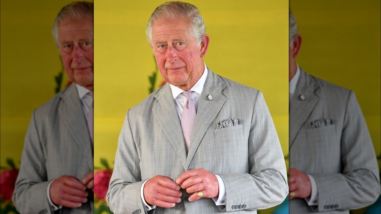 Prince Charles posing