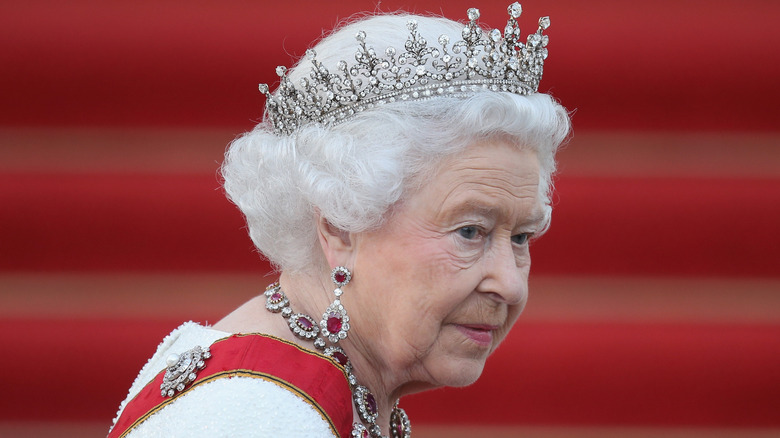 Queen Elizabeth smiling