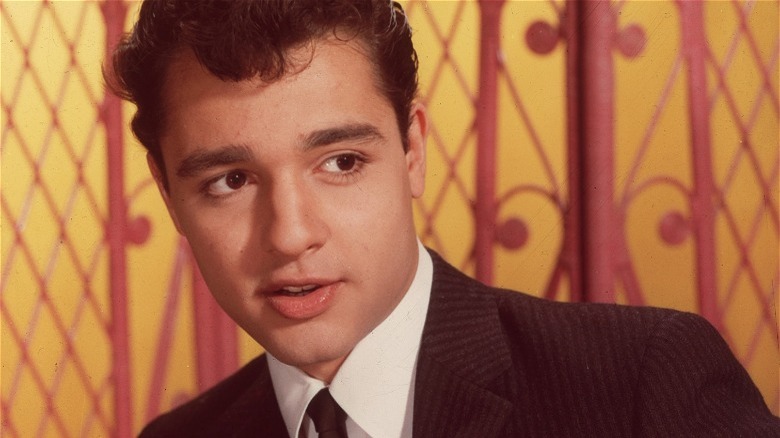 Sal Mineo wearing a suit publicity photo