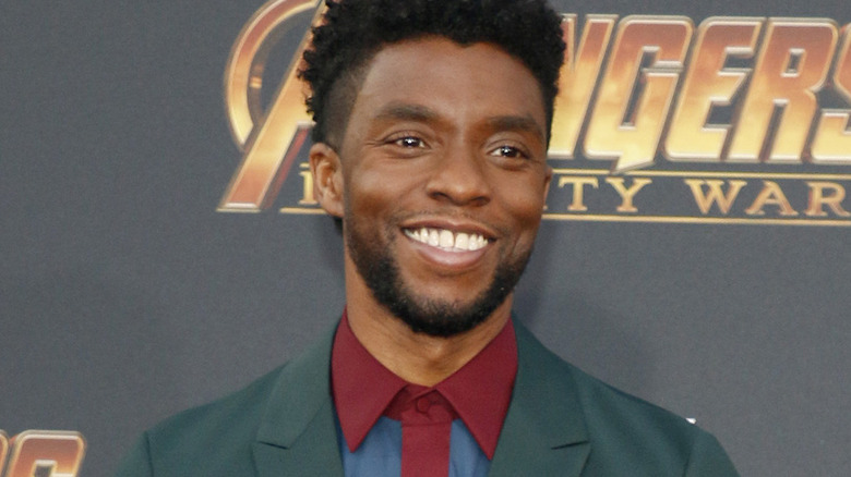 Chadwick Boseman smiling 