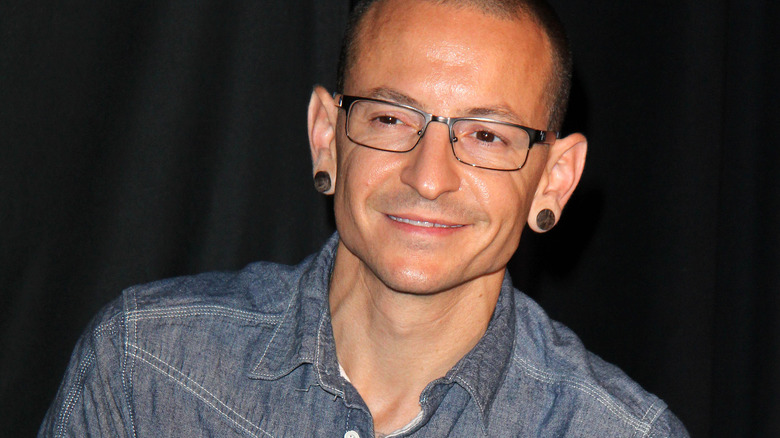 Chester Bennington smiling 