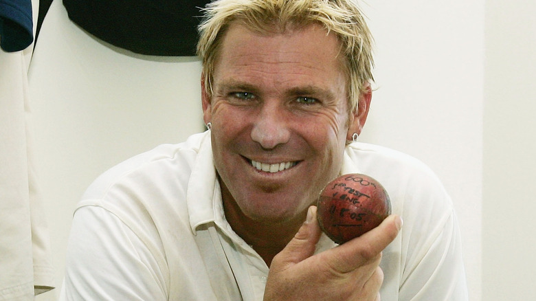 Shane Warne smiling 