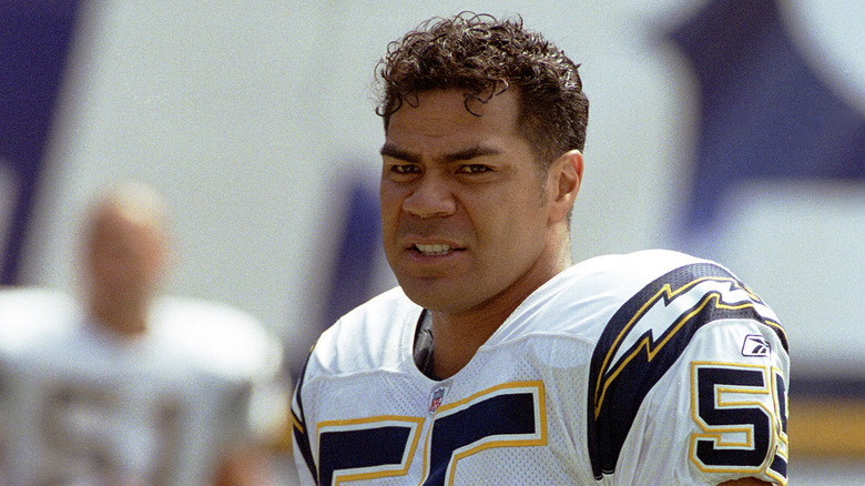 Junior Seau on the field