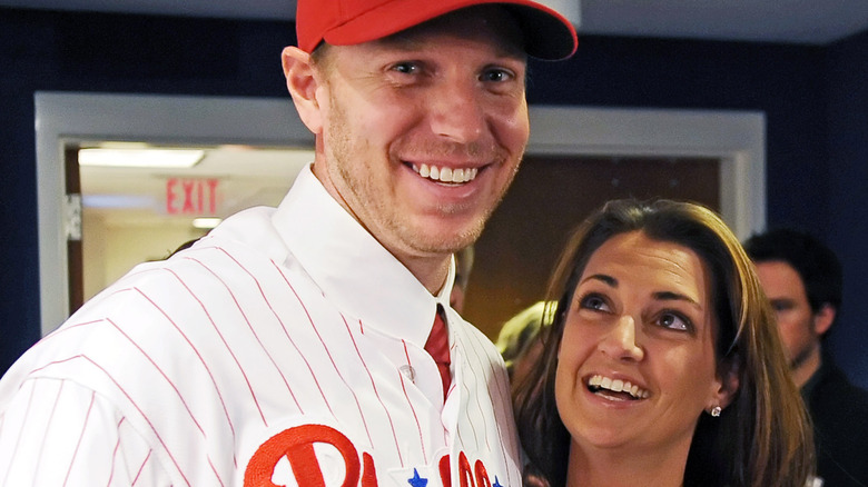 Roy Halladay and his wife Brandy