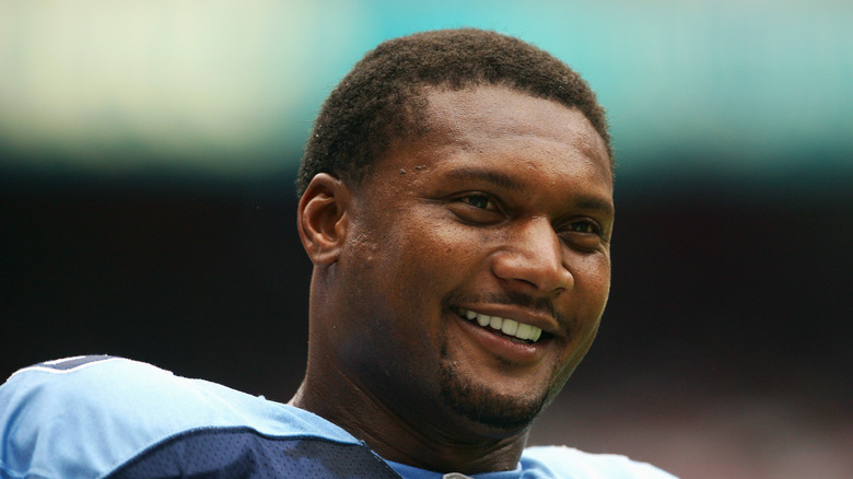 Steve McNair smiling