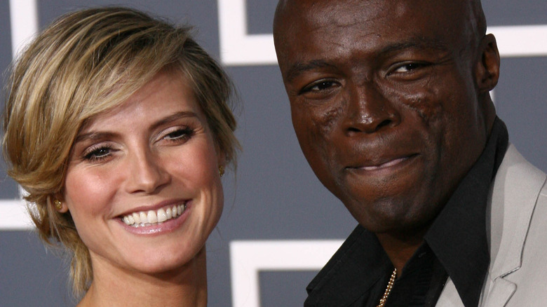 Heidi Klum and Seal on the red carpet