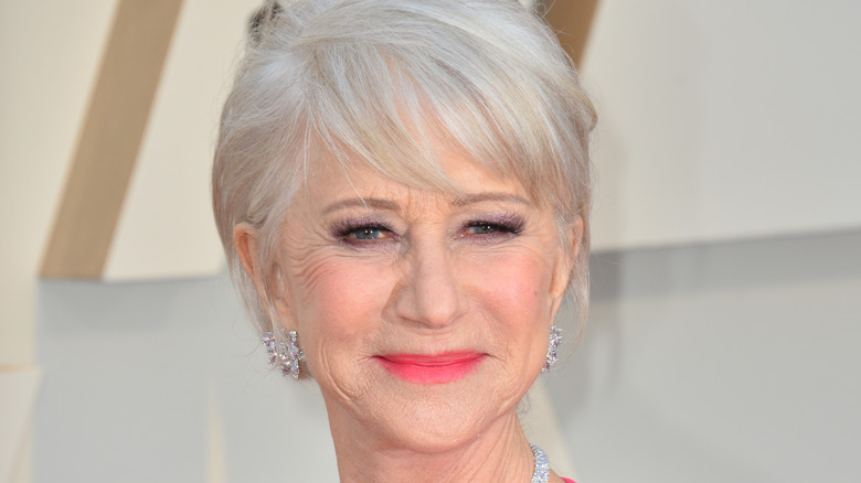 Helen Mirren smiles on the red carpet