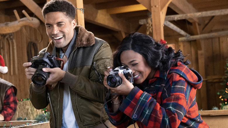 Henderson Wade and Tatyana Ali in A Picture Perfect Holiday