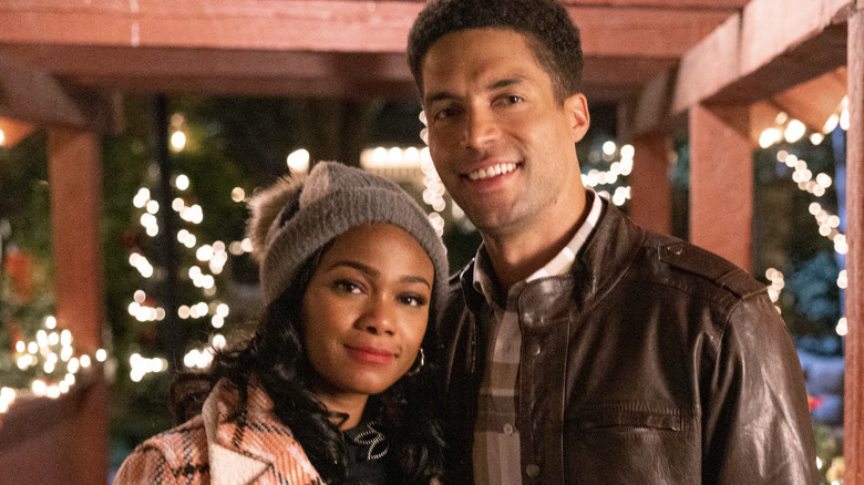 Henderson Wade and Tatyana Ali in A Picture Perfect Holiday