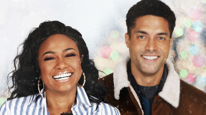 Tatyana Ali and Henderson Wade in A Picture Perfect Holiday