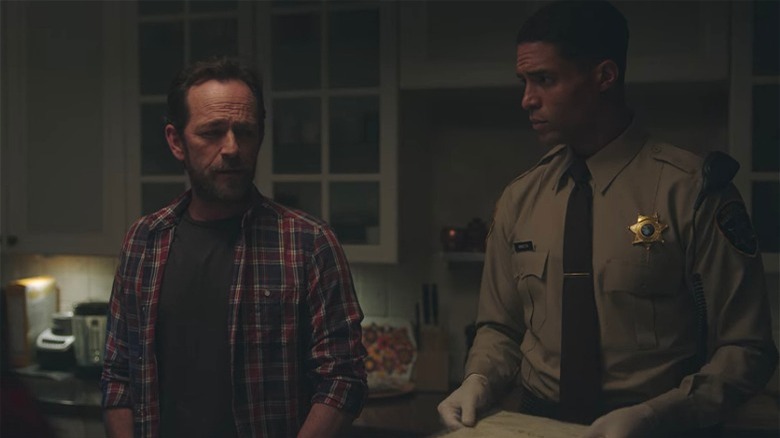 Luke Perry and Henderson Wade in Riverdale Season 2