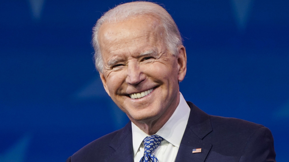 Joe Biden smiling