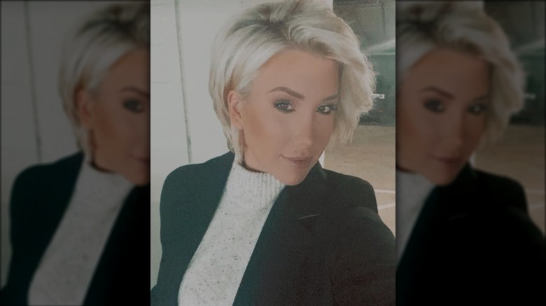 Savannah Chrisley in business attire selfie