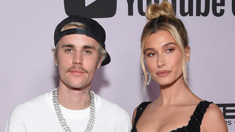 Justin Bieber Hailey Bieber updo