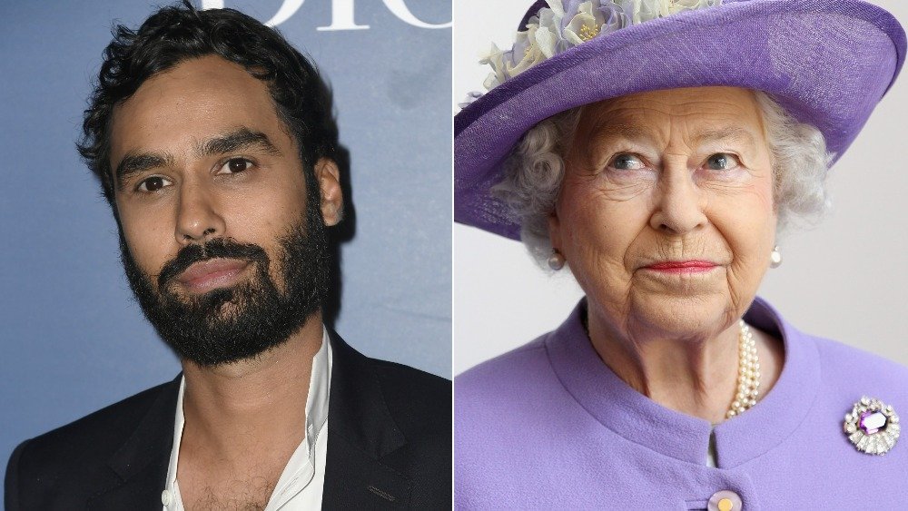 Kunal Nayyar, Queen Elizabeth II