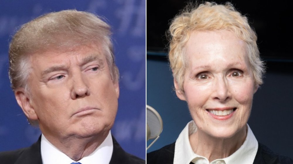 Donald Trump and E. Jean Carroll, split