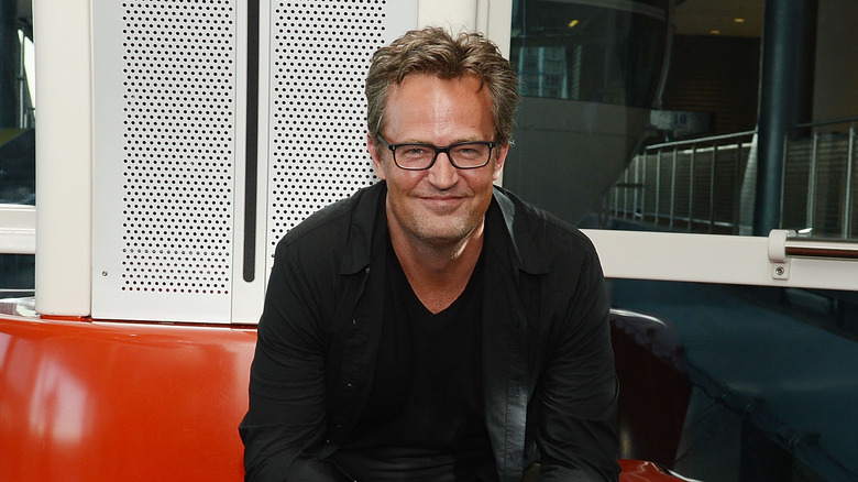 Matthew Perry smiling